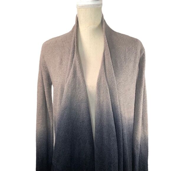 Barefoot Dreams Cozy Chic Light Waterfall Ombré Cardigan Sweater S/M - Picture 4 of 10